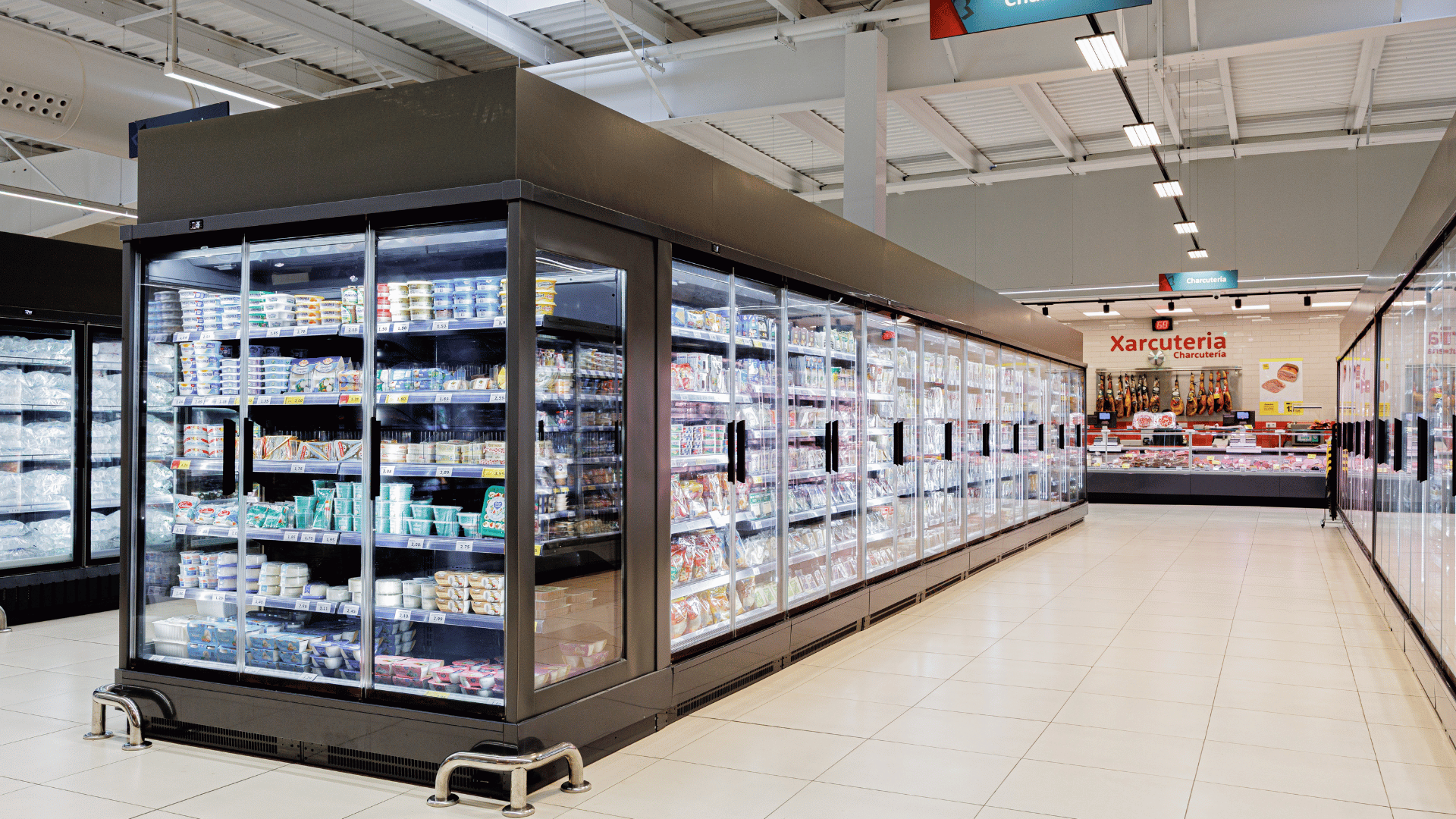 Man in gloves and safety glasses repairs water heater in a room.