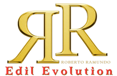 Roberto Ramudo modifica il logo dell'evoluzione con lettere dorate