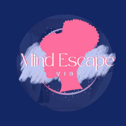 A logo for a company called mind escape vibe