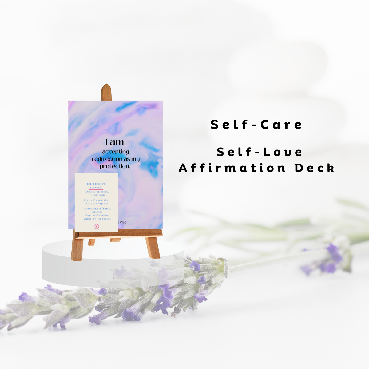 Mind Escape Vibe| Affirmation Deck| Self Love| Self Care