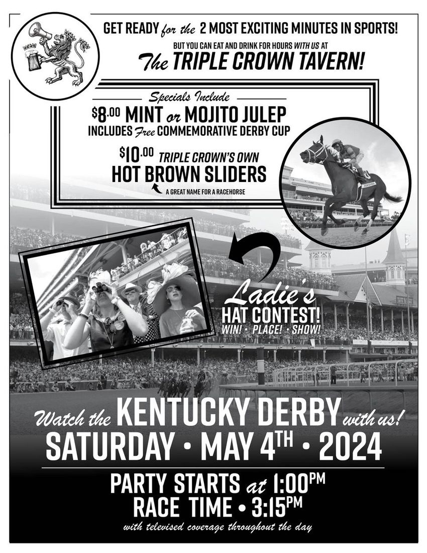 Kentucky Derby at Triple Crown Tavern