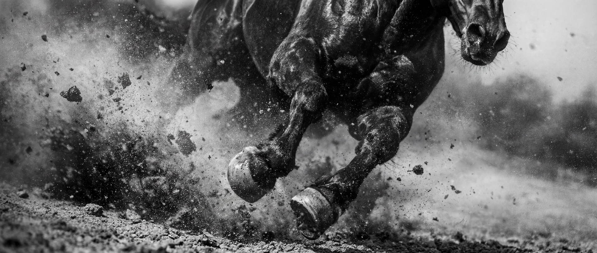 Woman and child looking out a window at a snowy landscape, near a Christmas tree and fireplace.