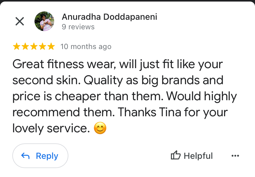 Athleisure Google Review | Happy Healthy Fitness