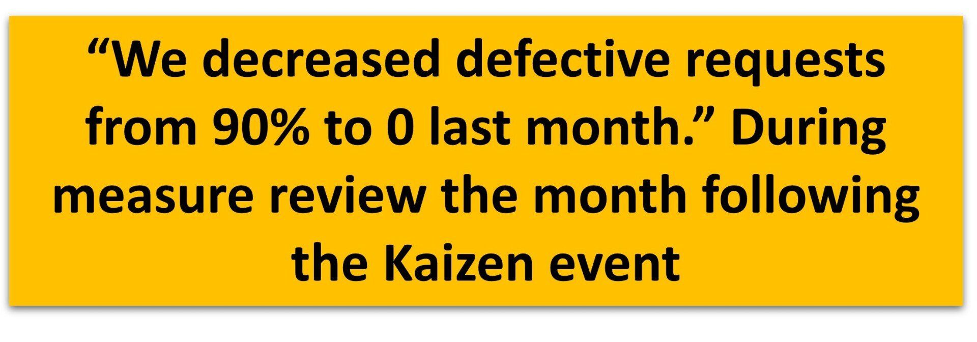 Kaizen benefits