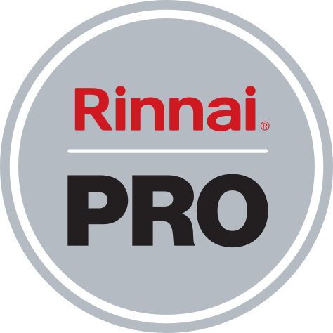 Rinnai Pro logo: Red 