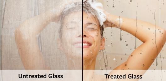 treated vs non-treated glass