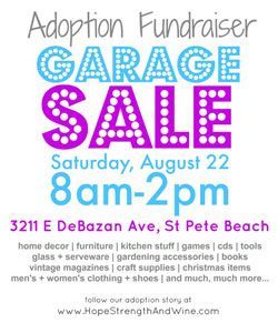 Yard Sale Fundraising