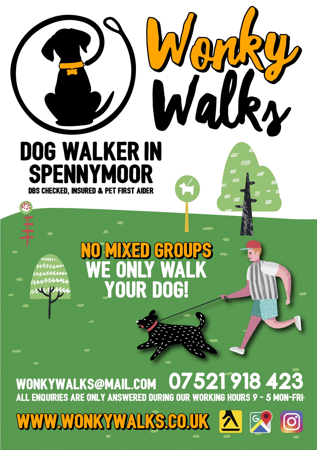 Wonky walks Flyer