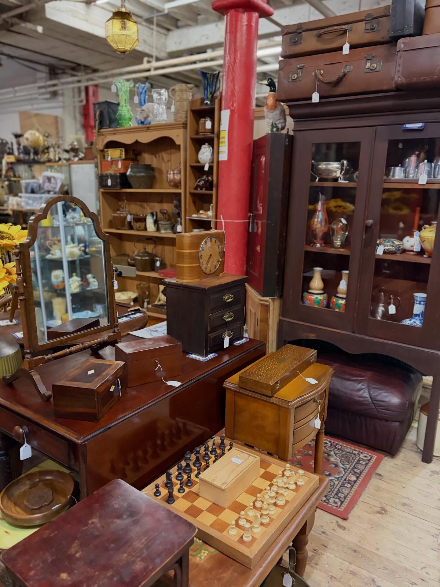 Image showing various stock at the antiques centre which is located in Morley, Leeds and is open 7 days a week 10am til 4pm