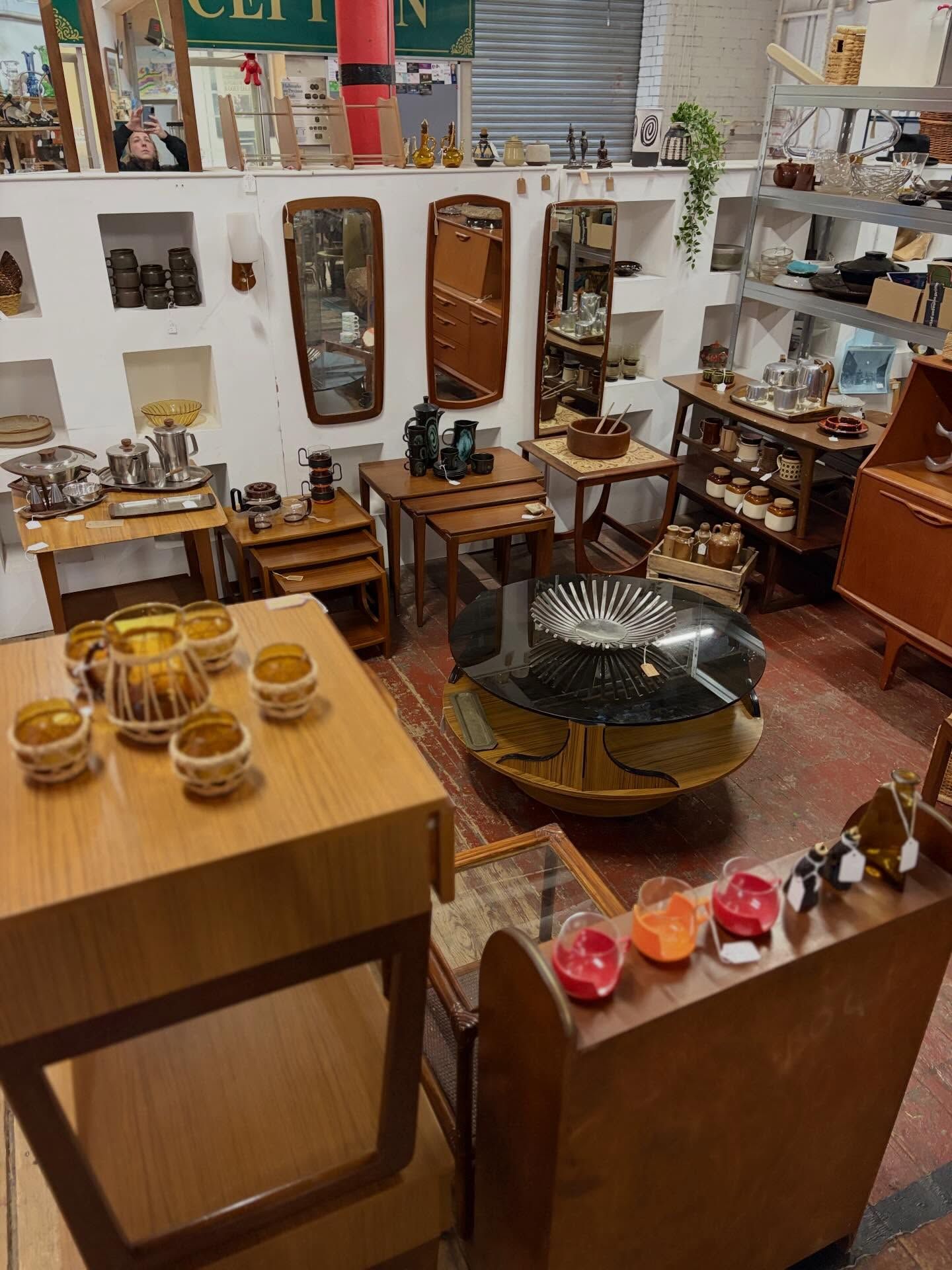 Image of mid century items at our antiques centre which is located in Morley, Leeds and is open 7 days a week 10am til 4pm