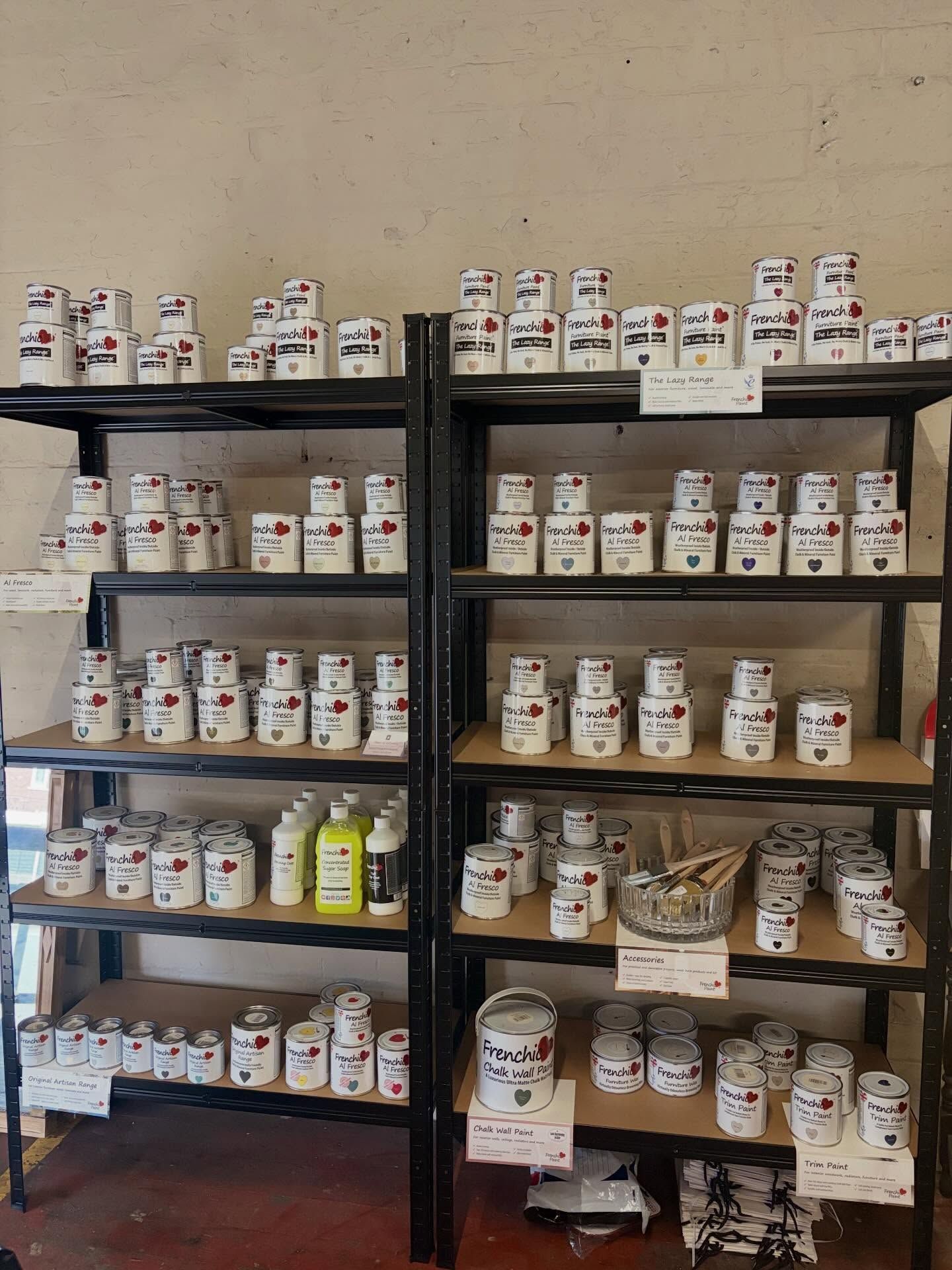 Image of Frenchic Paint at our antiques centre which is located in Morley, Leeds and is open 7 days a week 10am til 4pm