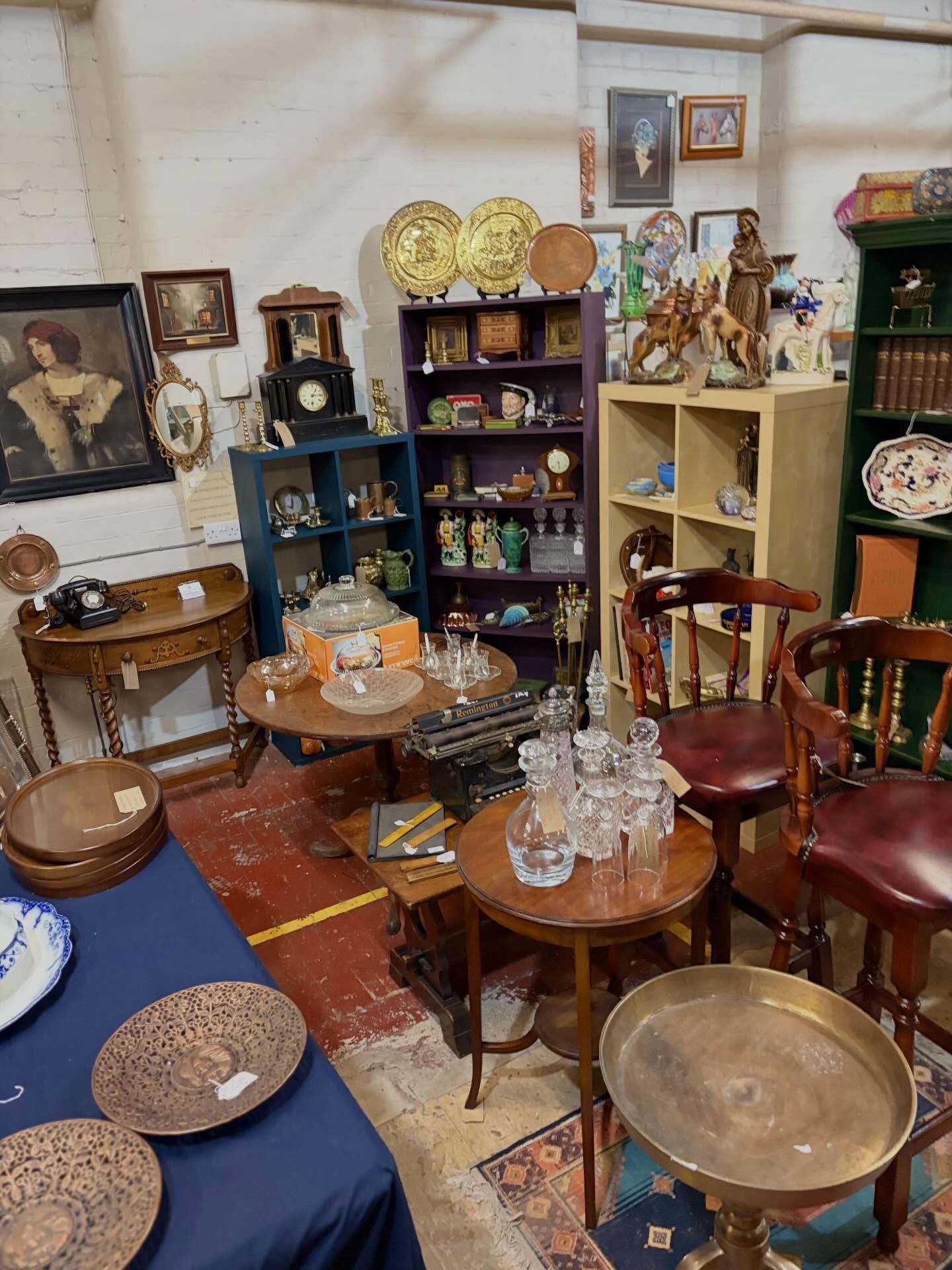 Image of various stock at our antiques centre which is located in Morley, Leeds and is open 7 days a week 10am til 4pm