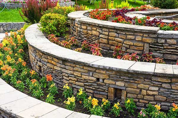 Landscaping with Retaining Walls — Aurora, OR — Aspen Lawn & Sprinklers Inc.