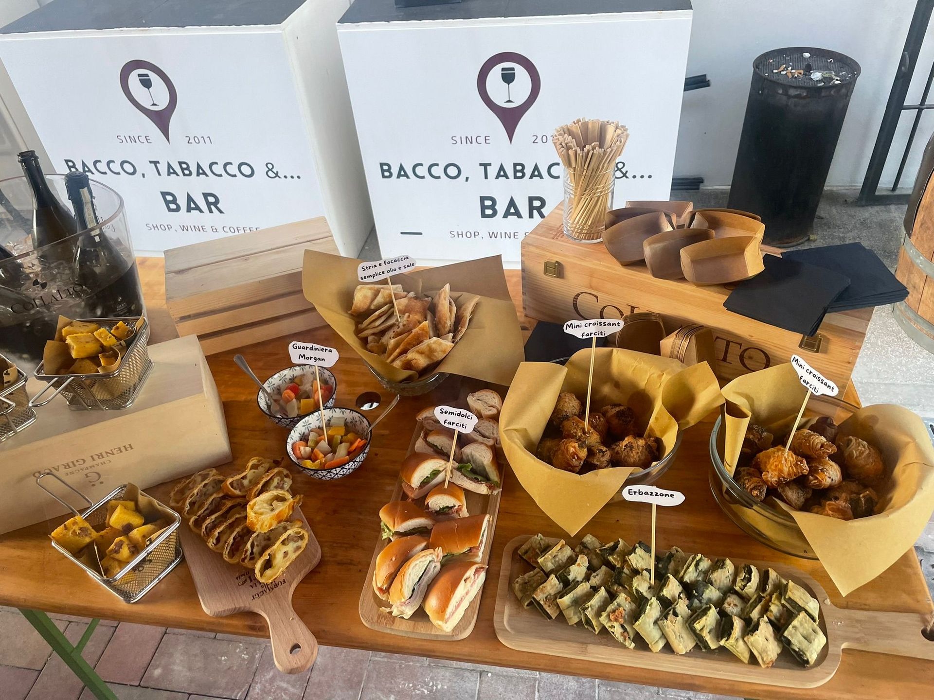 degustazione di prodotti