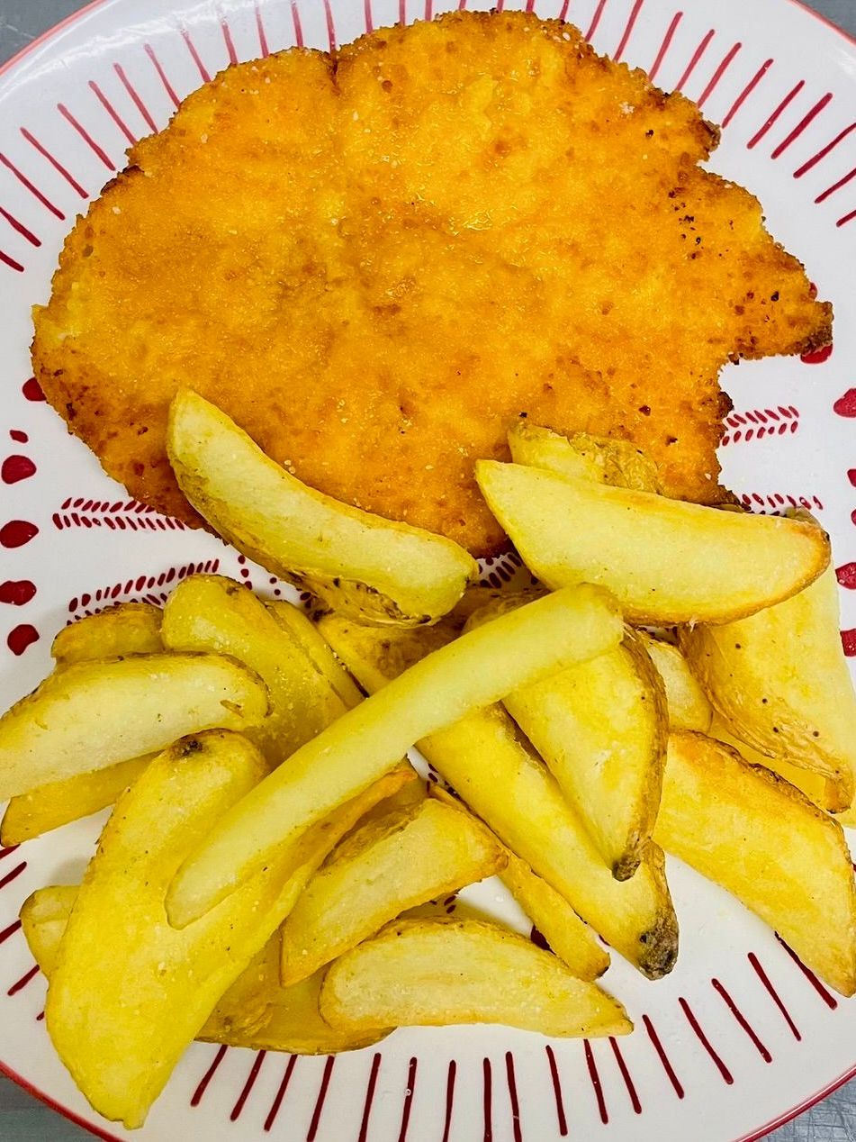 Cotoletta con patatine