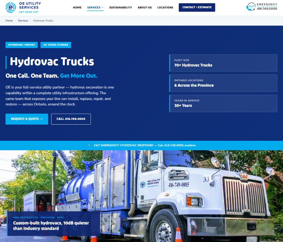 Logo for OE Services