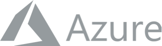 A logo for azure with a triangle and the word azure
