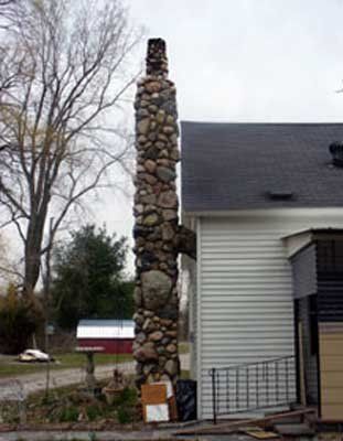 Stone Chimney — St. Charles, MI — Nader's Masonry, Inc.