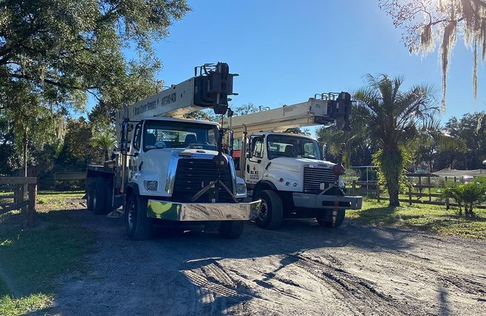 Business Trucks With Crane — Orlando, FL — Rick’s Crane Service