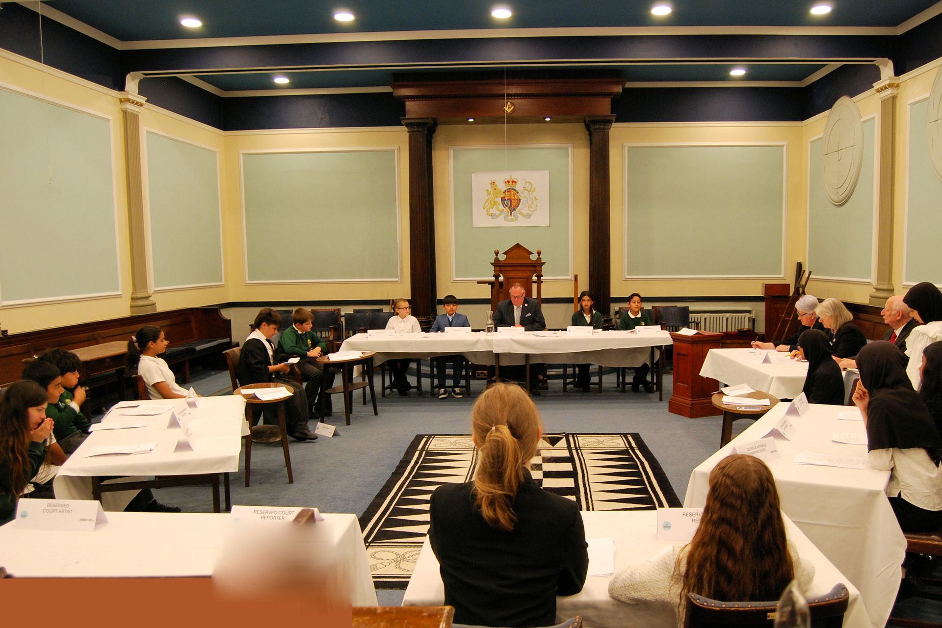 Picture showing trial in progress