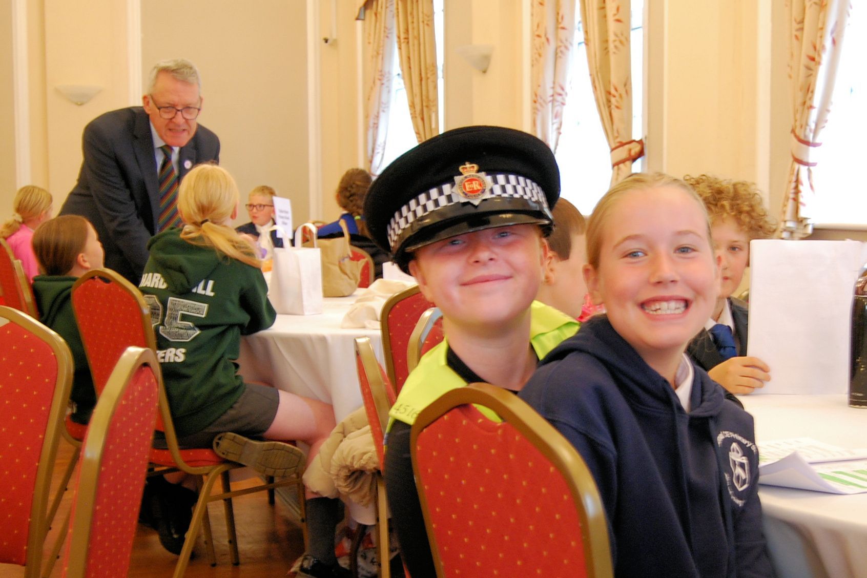 Students having a fun time