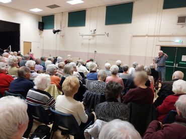 Picture of presentation to High Lane U3A