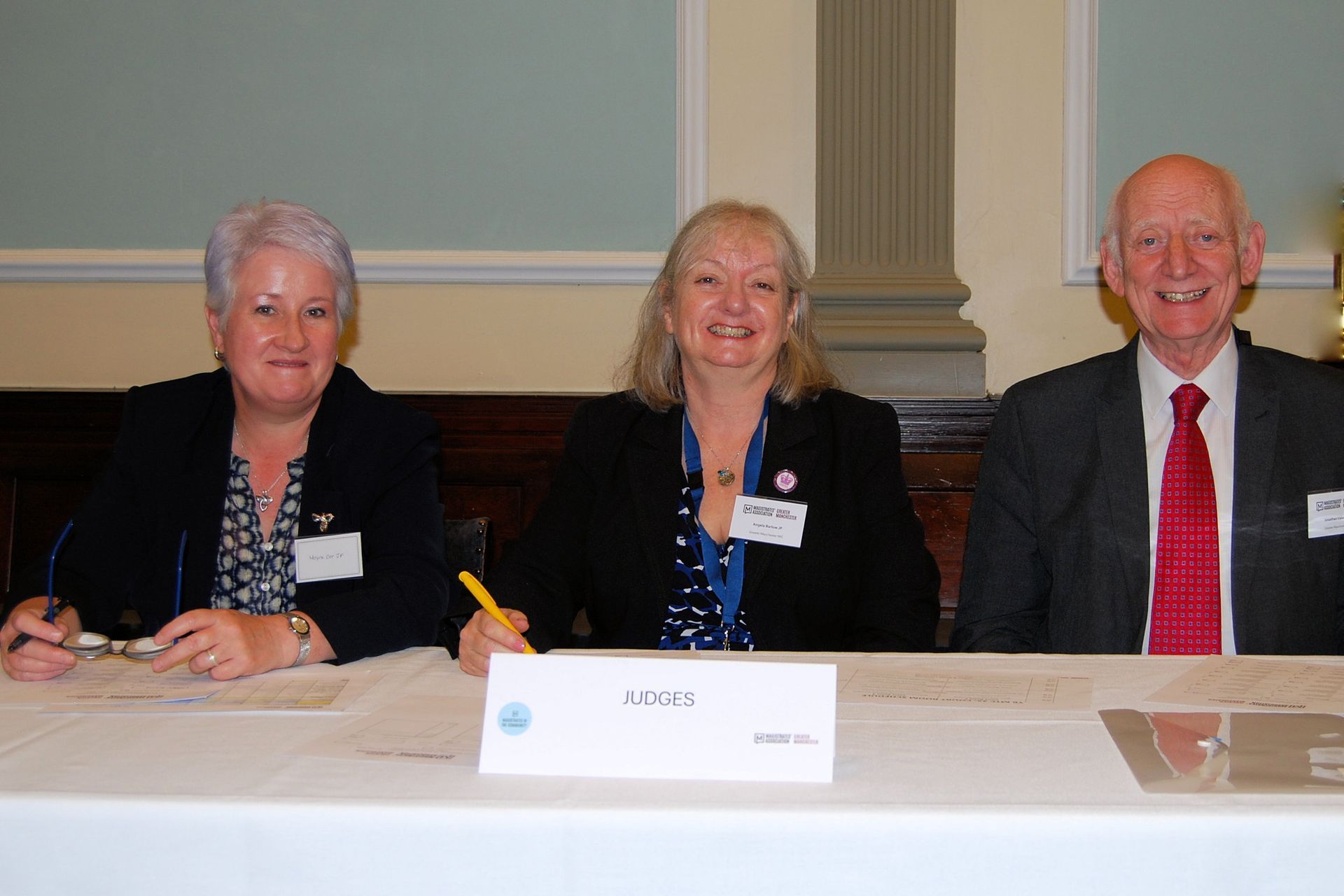 Court 1 competition judges