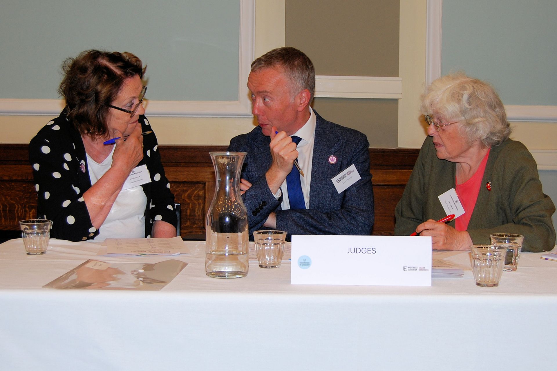 Court 2 competition judges