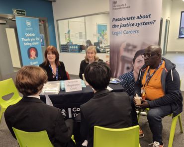 Co-Op Academy North Manchester Year 10 careers day in progress