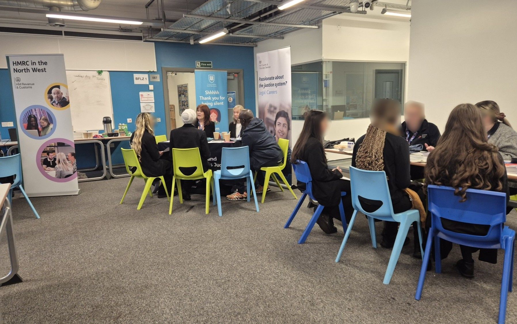 Co-Op Academy North Manchester Year 10 careers day in progress