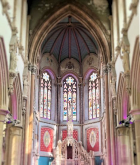 View inside Gorton Monastery