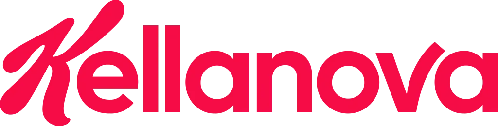 Kellanova logo in red script.