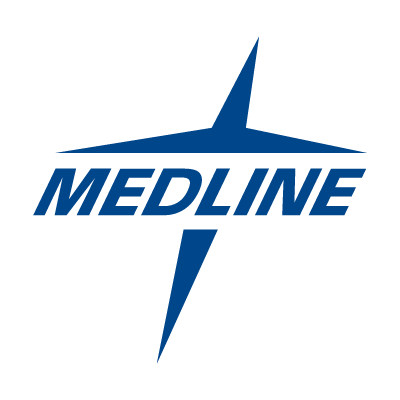 Blue Medline logo with text and a starburst shape.