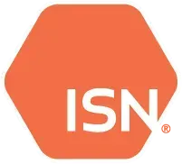 Orange hexagon with white