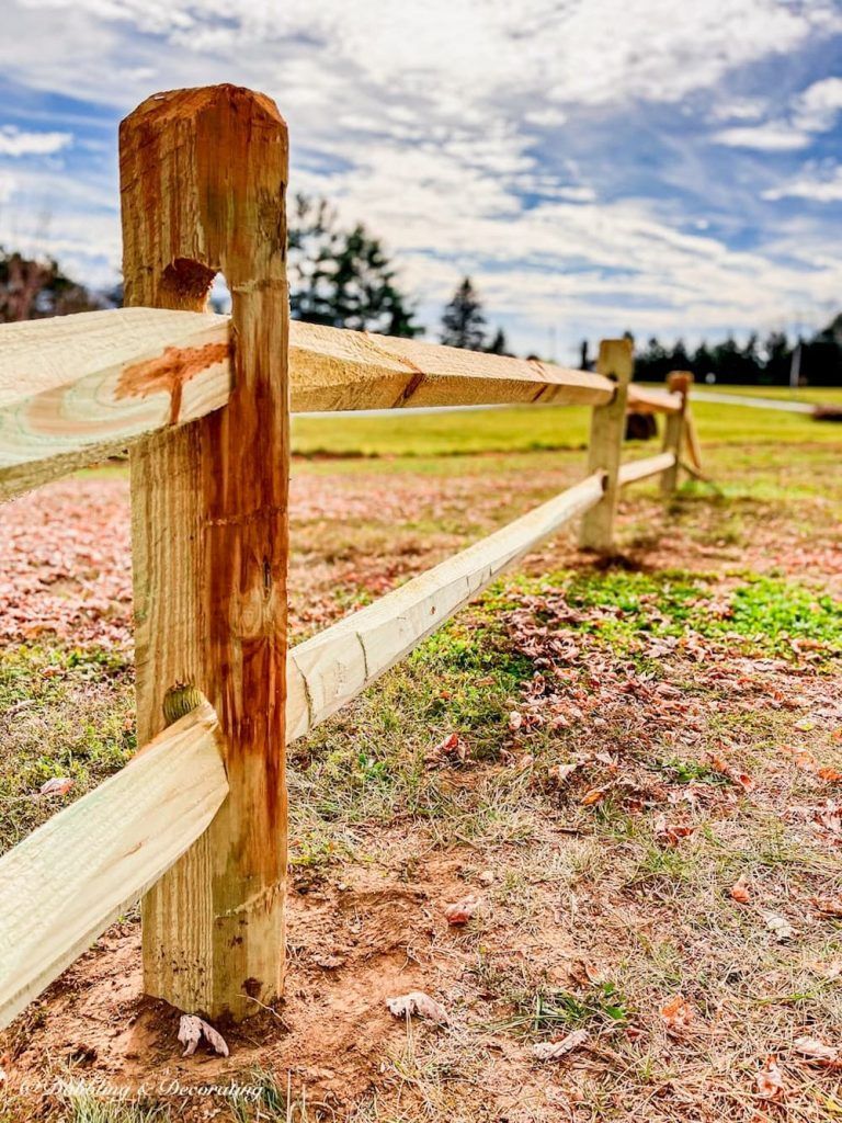 Split Rail Fence in Georgia