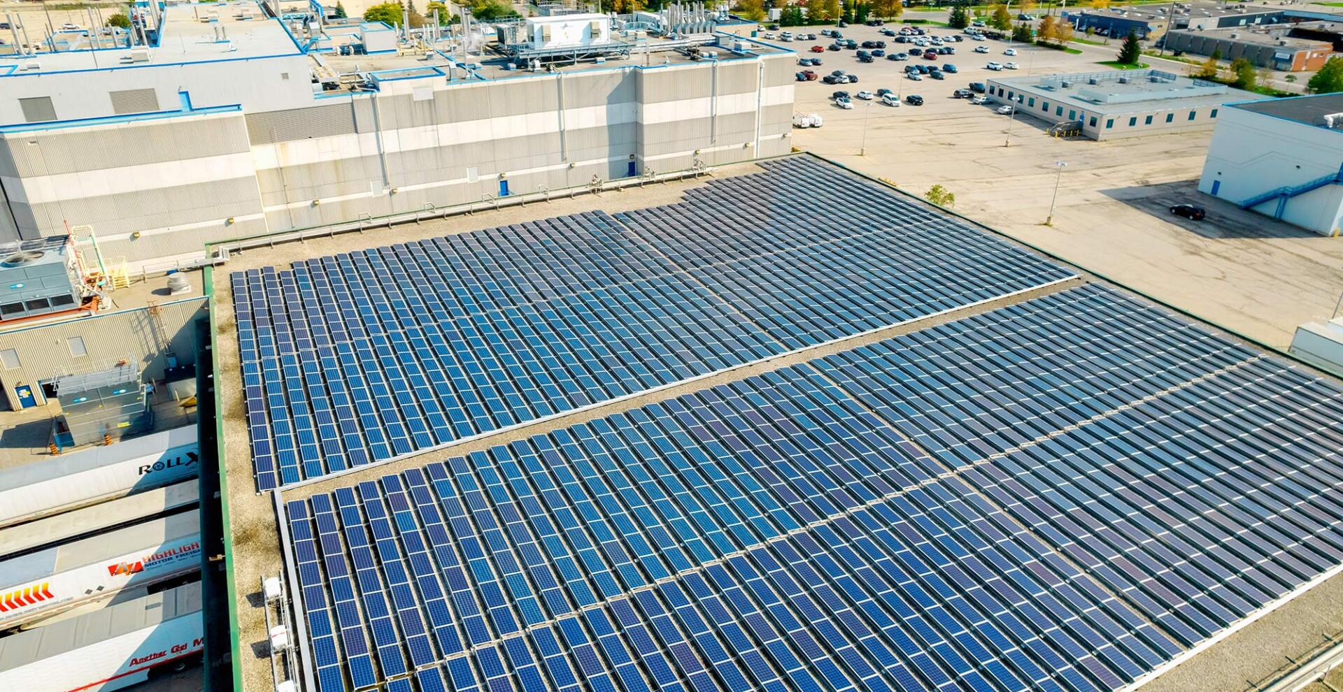 TCS Toronto solar panels