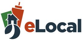 Logo: Green, red, and blue shapes with a house, road, and building.