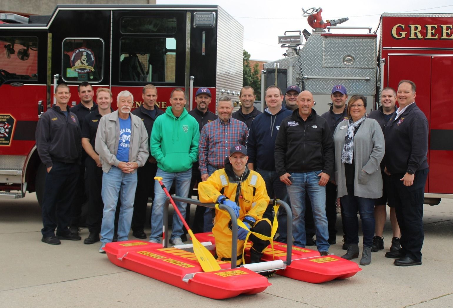 GB Fire Dept Ice Rescue Sled