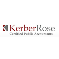The kerber rose certified public accountants logo is on a white background.