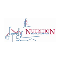 A logo for a company called nutrition service company.