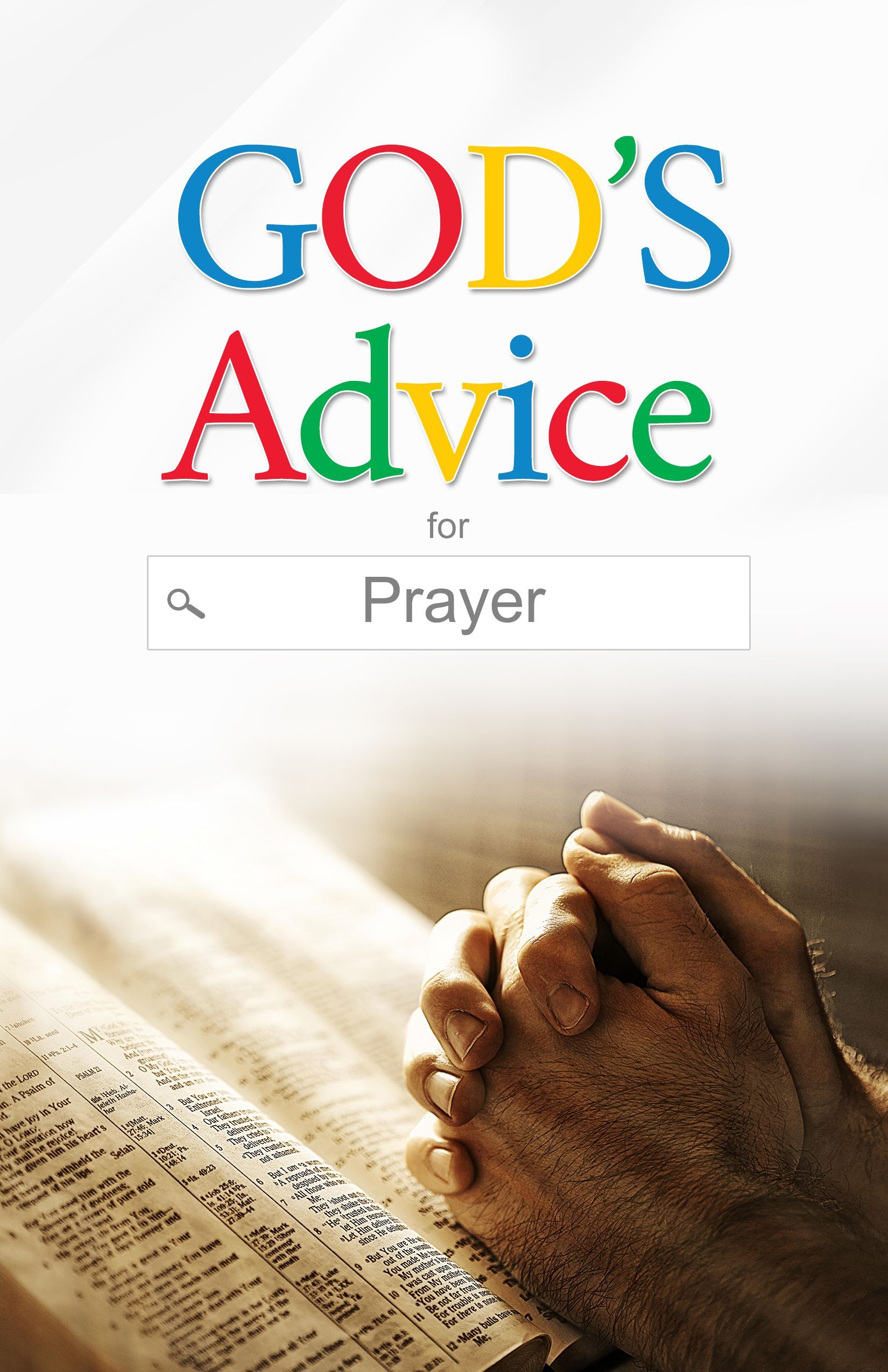 God's Advice for Prayer