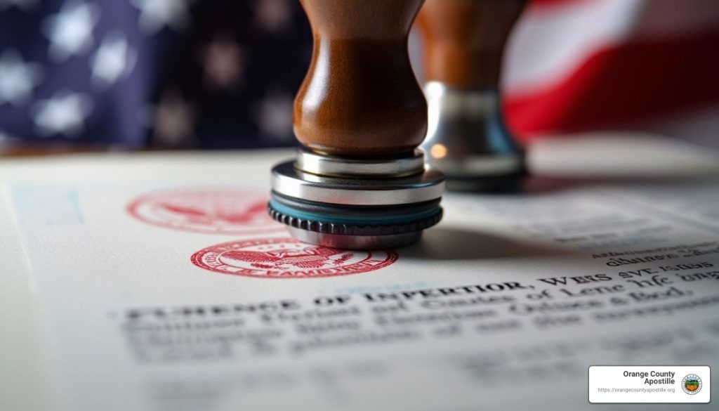 Federal document authentication with courier service ensuring fast 2-week processing