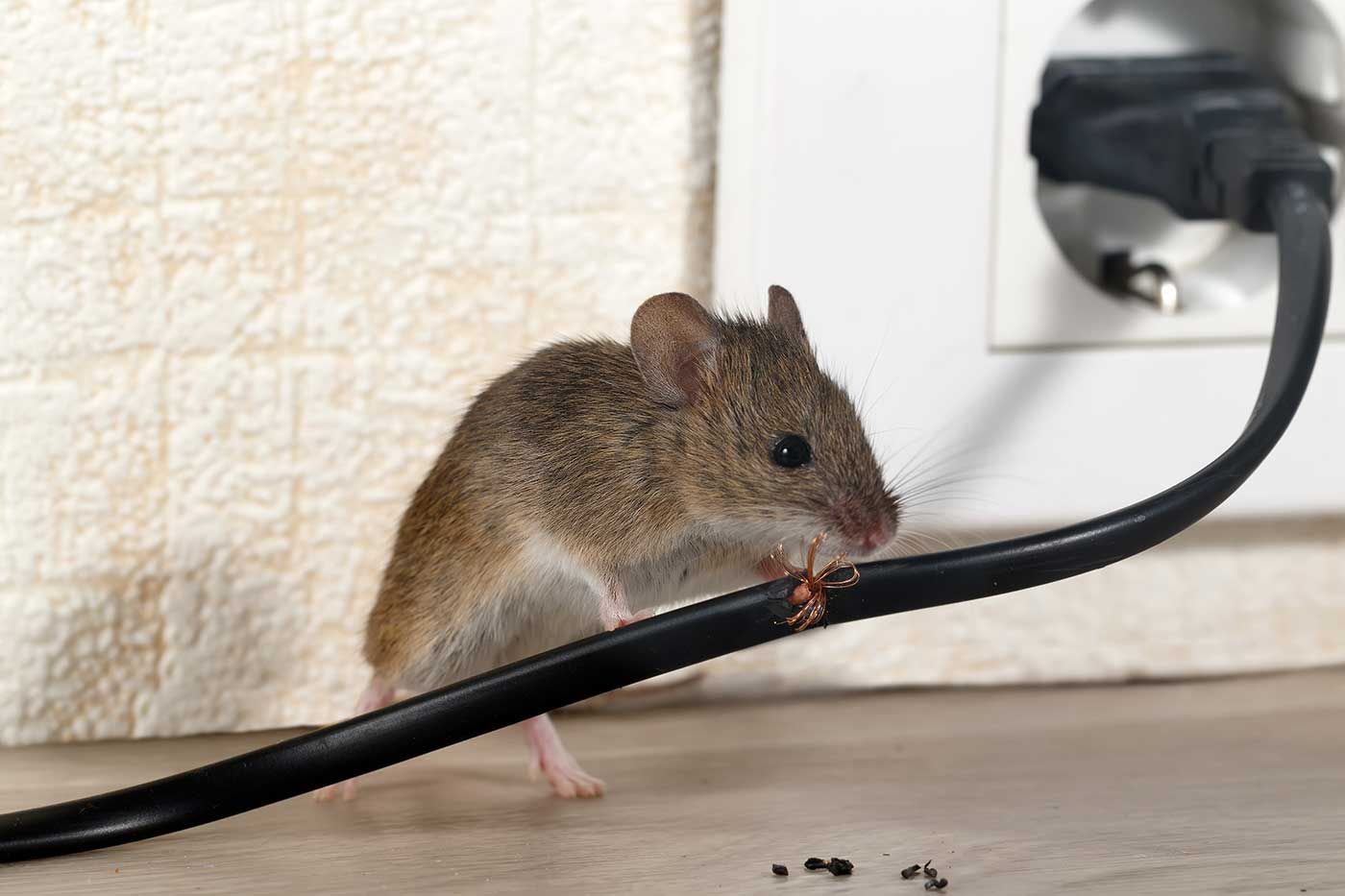 Mice Near Electric Wire