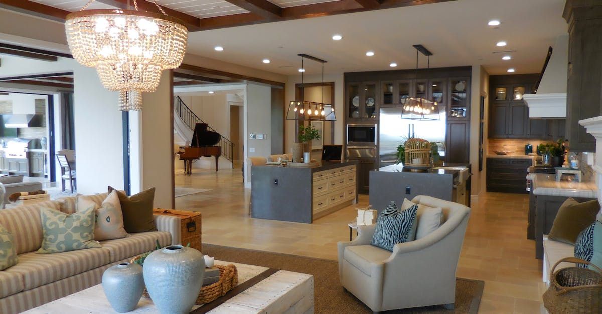 Exposed beams in living room in Virginia Beach VA