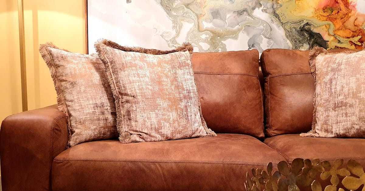 Brown earth tone couch for fall in Virginia Beach VA