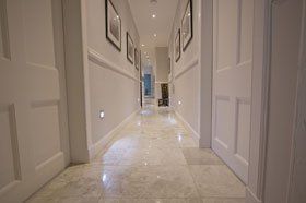 Tilers - Glasgow, Scotland - Melville & McNicoll Tiling Specialists - Polished marble Floor