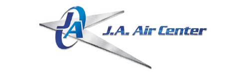 A logo for a company called j.a. air center