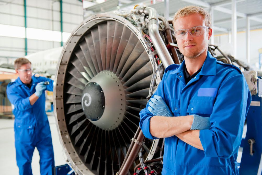 technitian determing the aircraft's LOV