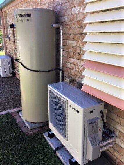 A hot water system installed by Hipwell Plumbing in Tweed Heads