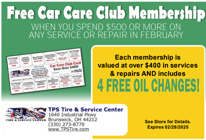 Monthly Coupons | TPS Tire and Service Center